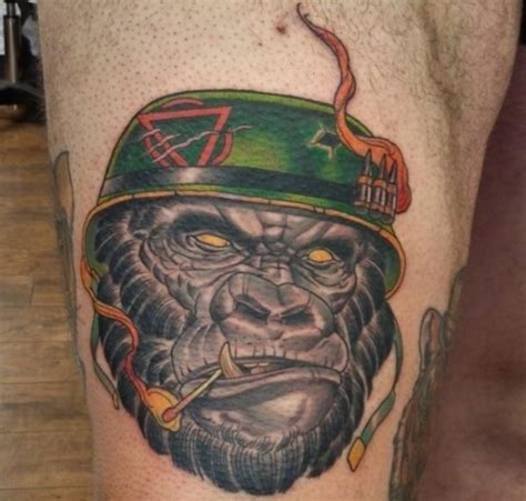 tattoo gorilla|18 gorilla tattoos and their meanings